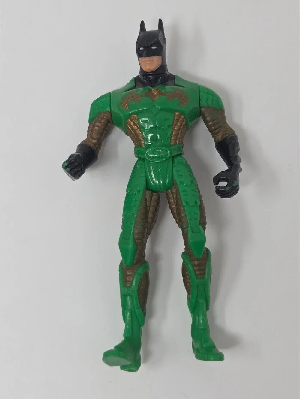 Kenner 1997 DC Comics Batman Action Figure Green And Bronze Armor Suit Design